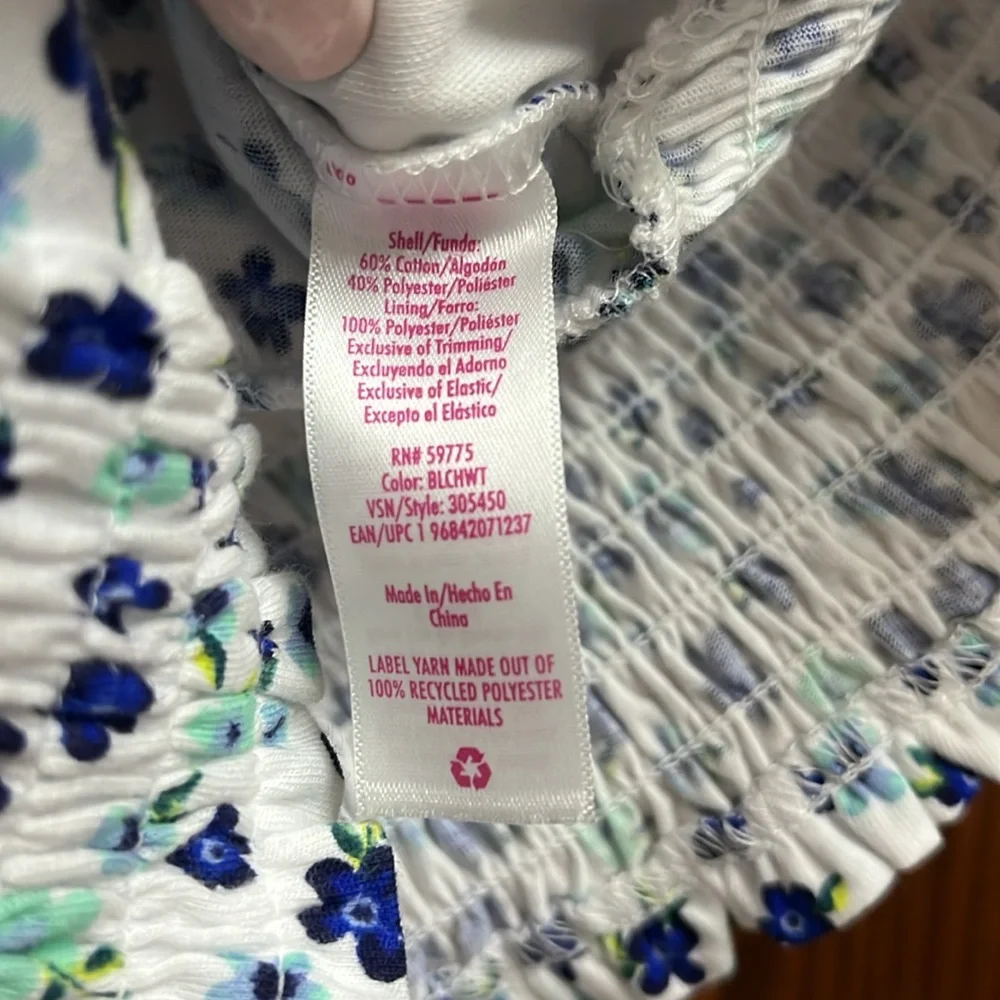 Justice girls floral top